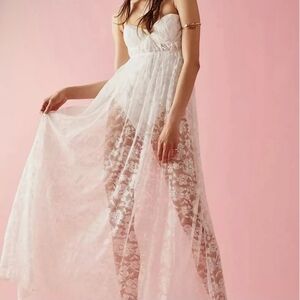 NWT For Love And Lemons Lorena Maxi Dress
